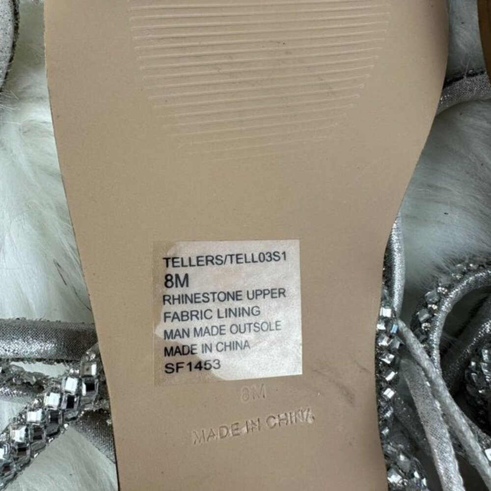 Steve Madden Tellers Sandals in Silver - Picture 3 of 4